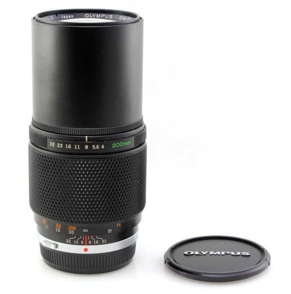Olympus 200mm F/4 Auto-T Zuiko Telephoto prime Lens - OM Mount