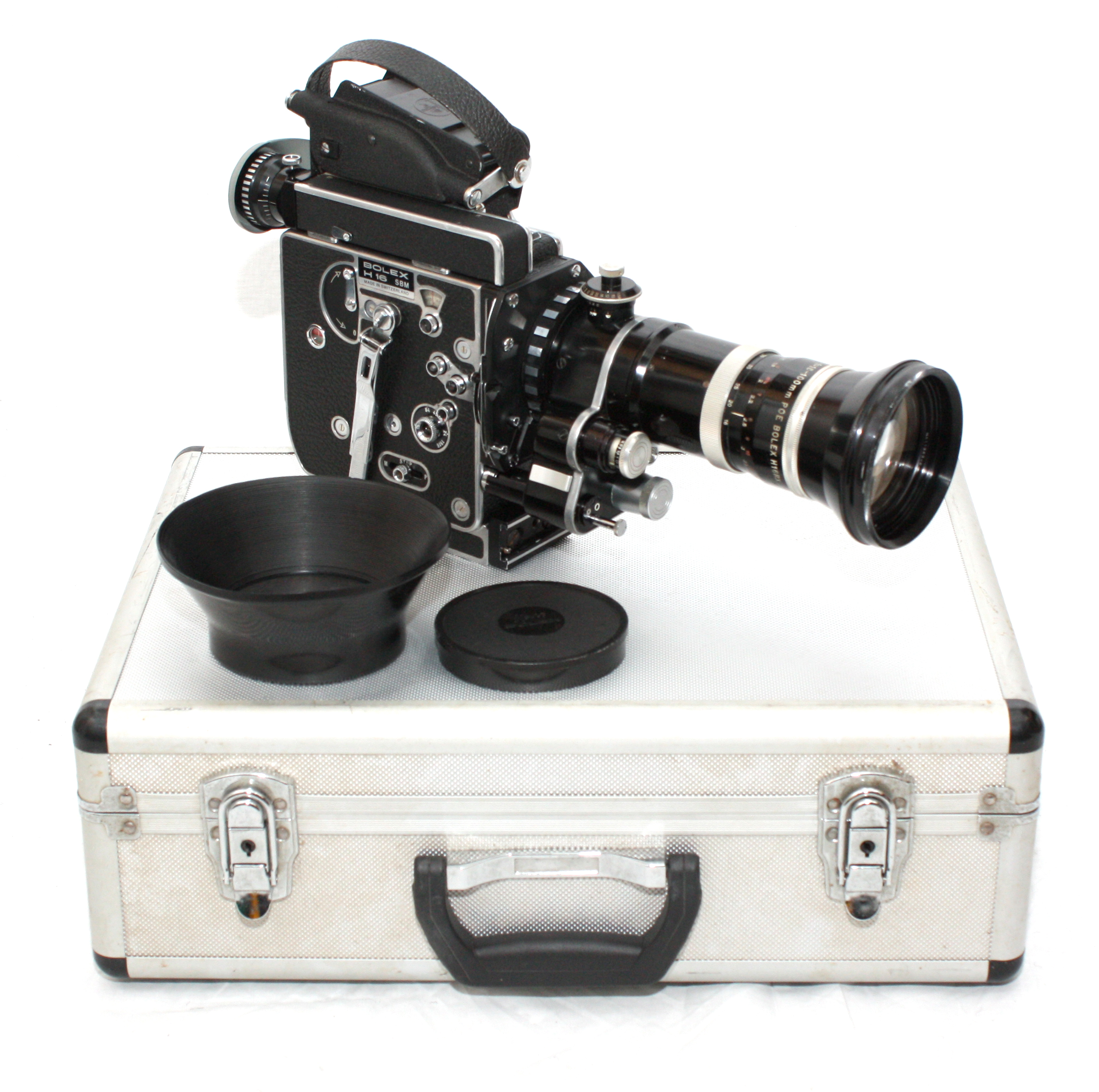 Bolex H16 SBM 16mm Cine Movie film Camera w/ Vario-Switar 16-100mm F1.9