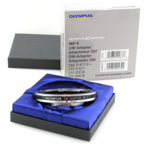Genuine Olympus MF-1 Adapter - Mount OM Lenses on Four Thirds Cameras