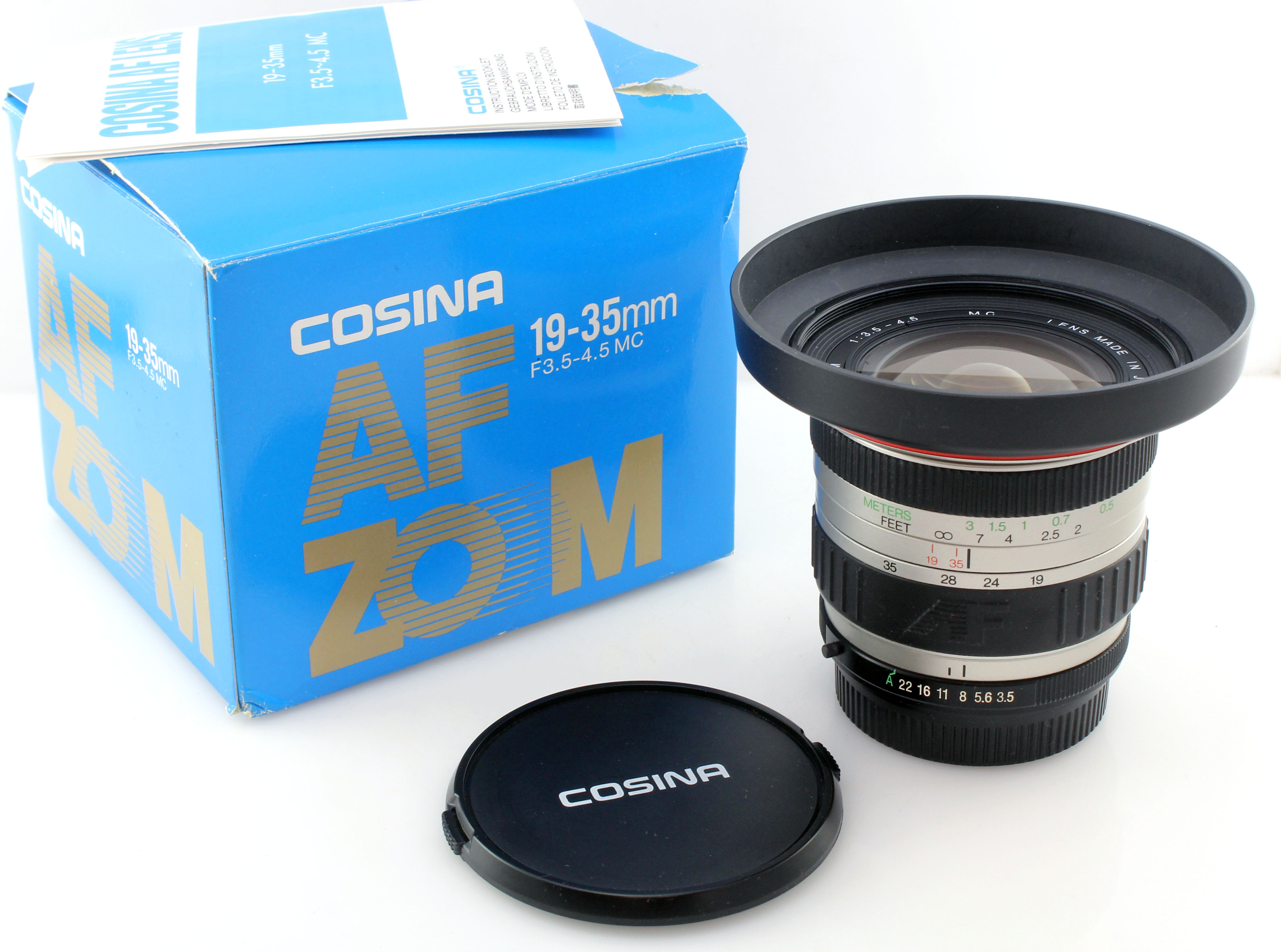 Boxed Cosina AF 19-35mm f3.5-4.5 MC Wide Angle Zoom Full Frame Lens - Pentax AF - Image 2