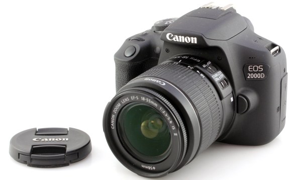 Boxed Canon EOS 2000d 24.1MP Digital SLR Camera + EF-S 18-55mm Zoom Lens