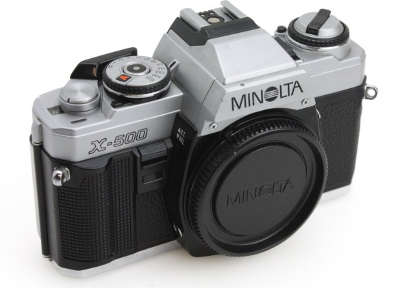 Minolta X-500 35mm SLR Film Camera - Body Only - Fresh Light Seals