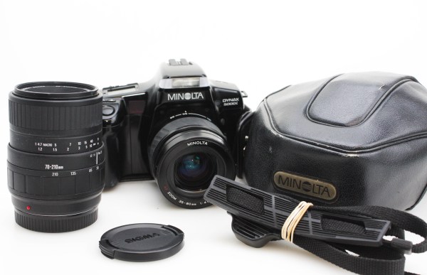 Minolta Dynax 5000i 35mm SLR Camera 35-80mm & 70-210mm