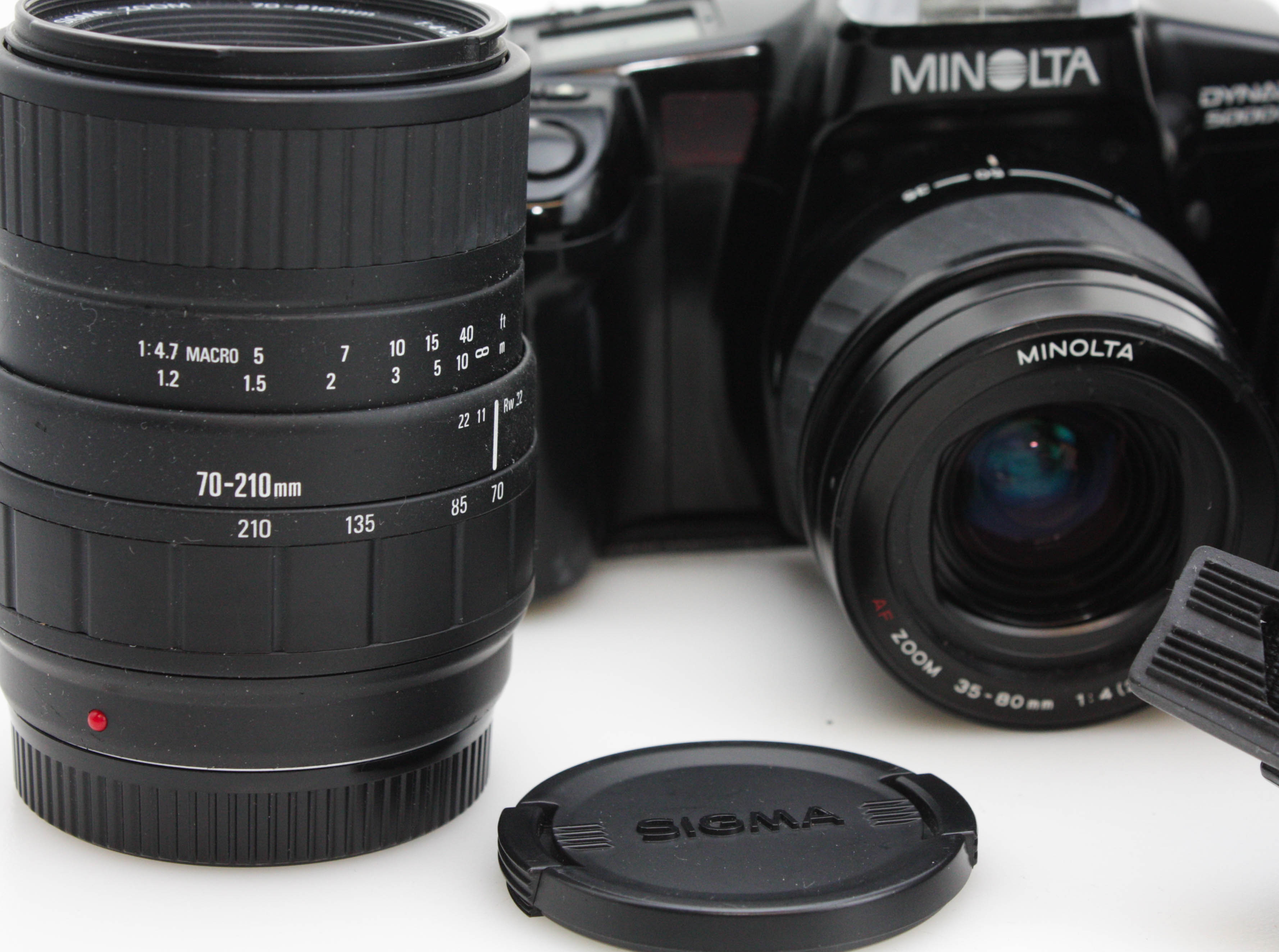 Minolta Dynax 5000i 35mm SLR Camera 35-80mm & 70-210mm - Image 2