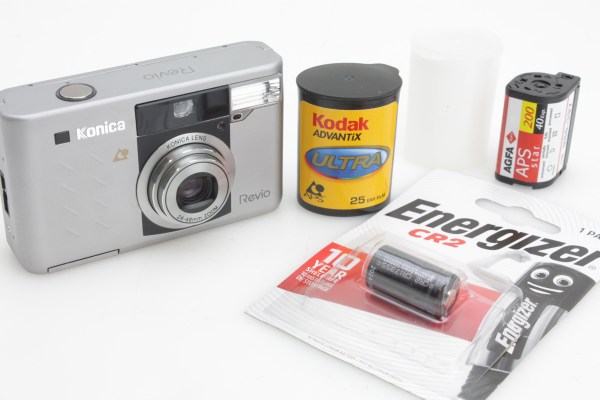 Konica Revio APS Film Camera, with 2x APS Films (Kodak & Agfa)