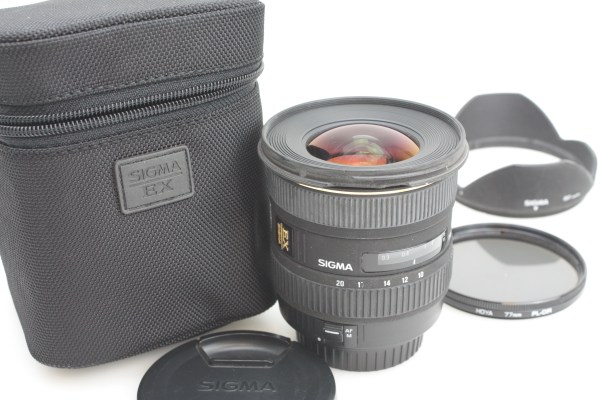 Cased Sigma 10-20mm f/4-5.6 EX HSM Lens - Canon EOS EF-S Fit