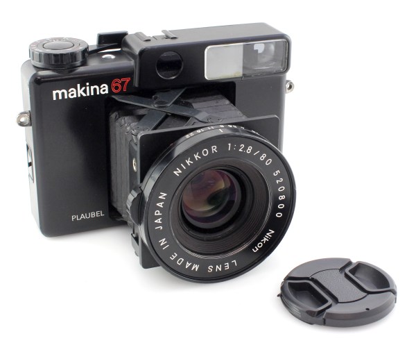 Plaubel Makina 67 Medium Format Film Camera - Nikkor 80mm F2.8 lens - Working Meter