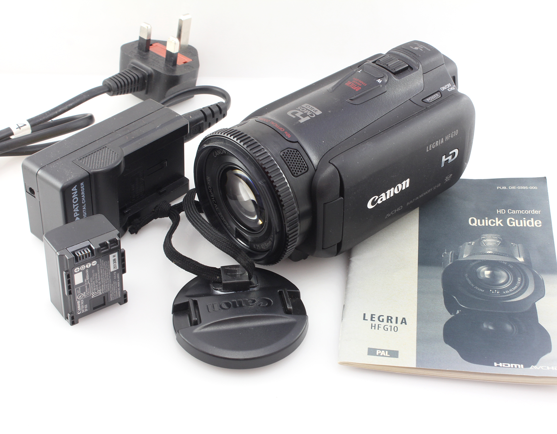 Canon LEGRIA HF G10 Digital HD CMOS PRO Camcorder - Image 2