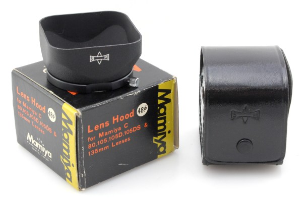 Boxed Mamiya 48mm Clamp-On Lens Hood for 80mm, 105mm &135mm TLR Lenses