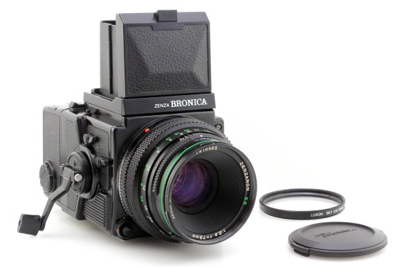 Bronica ETRSi 6x4.5 Medium Format Camera, 75mm f/2.8 Lens, WLF