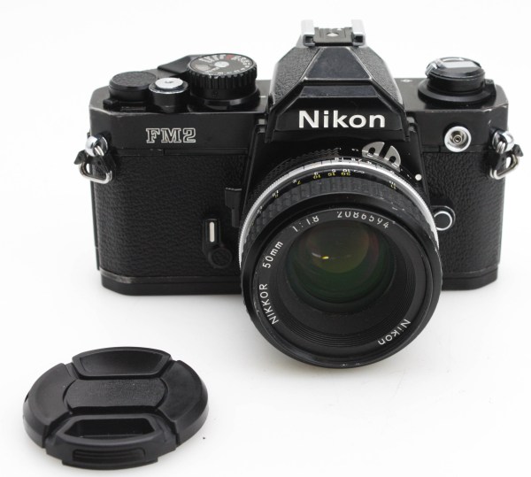 Nikon FM2n 35mm Black Film Camera + Nikkor 50mm F/1.8 AI Lens