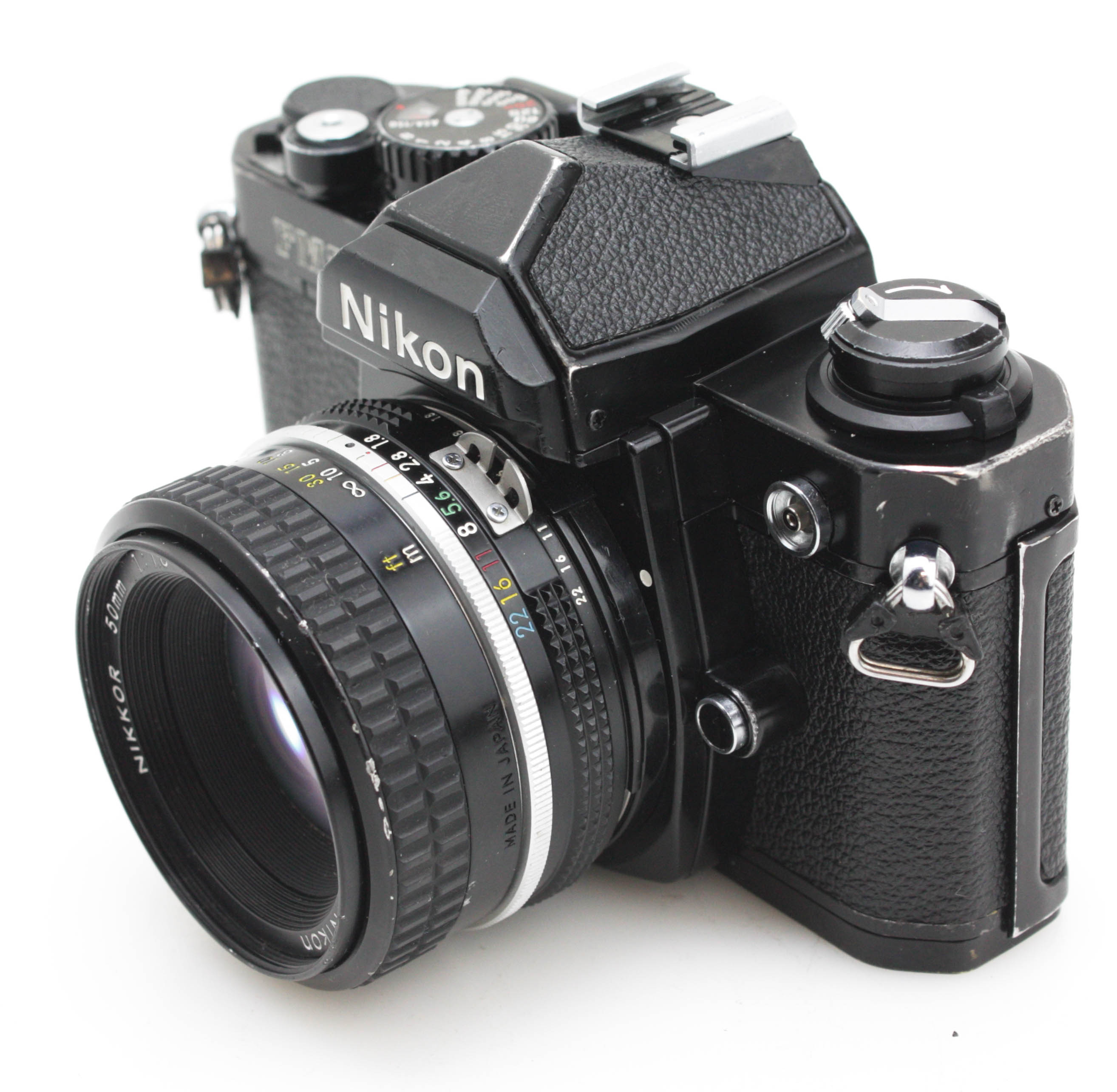 Nikon FM2n 35mm Black Film Camera + Nikkor 50mm F/1.8 AI Lens - Image 4