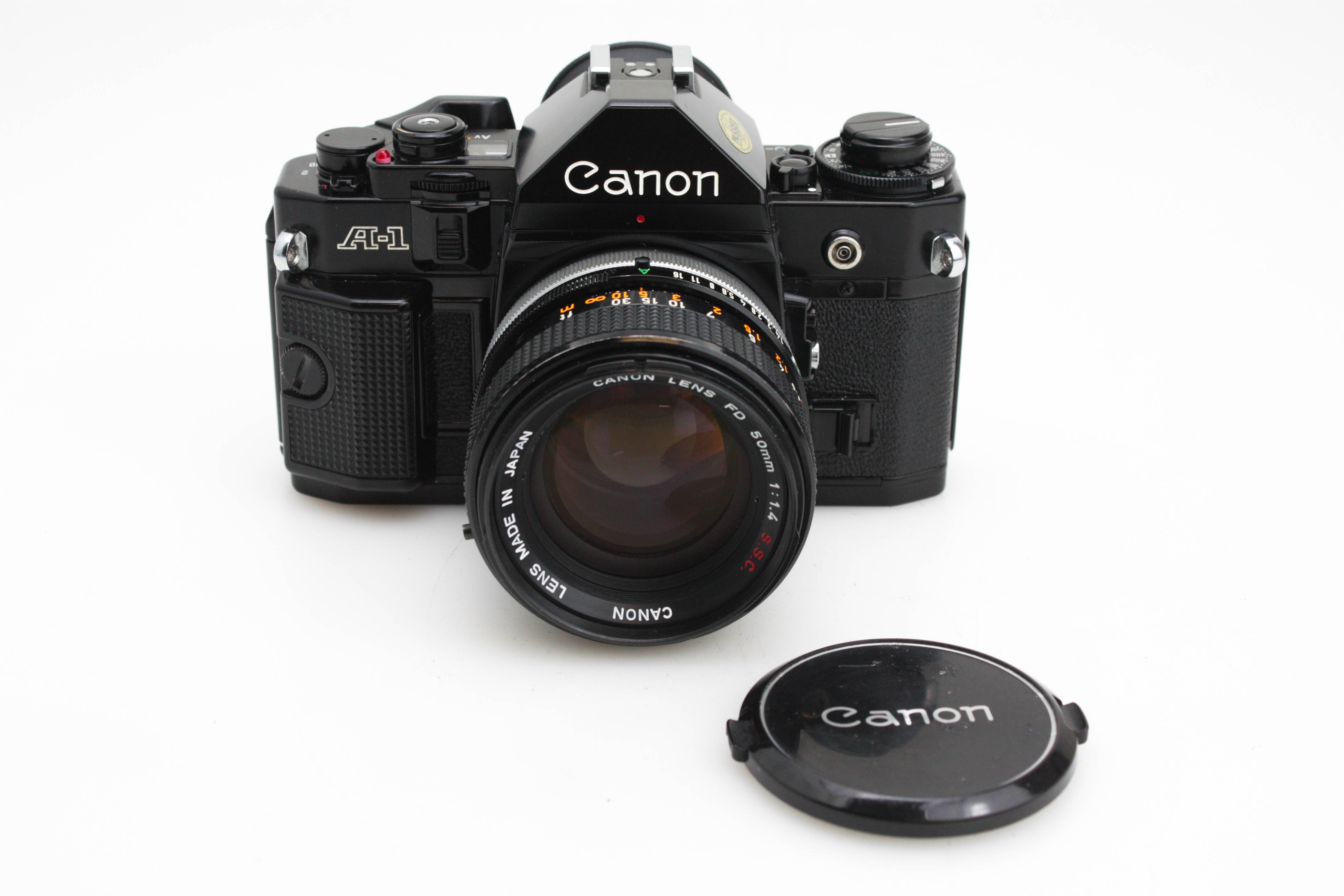Canon A1 A-1 35mm SLR Camera with FD 50mm f/1.4 SSC Lens - Lovely Condition