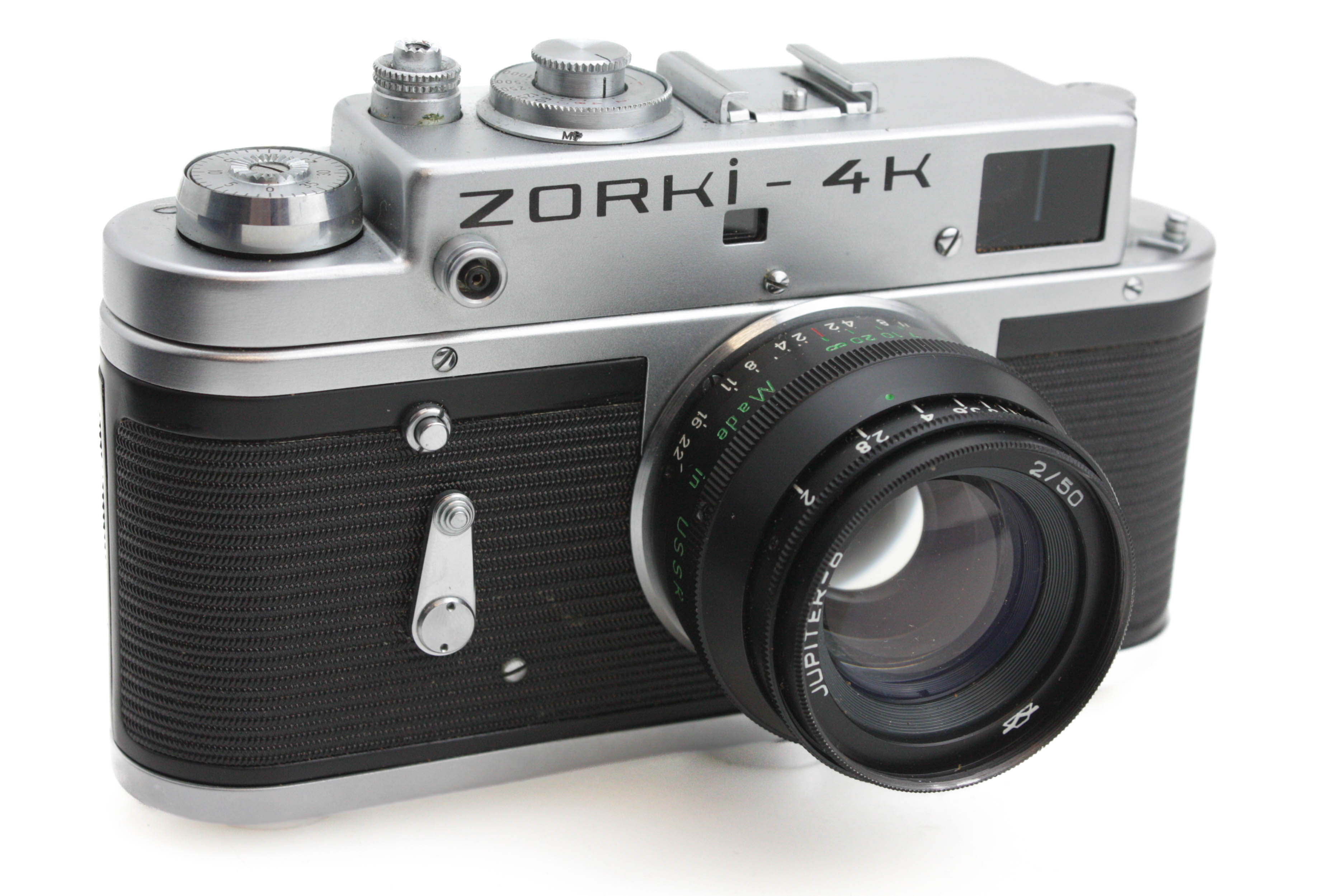 Zorki 4k 35mm Rangefinder Camera w/ Jupiter 8 50mm F2 L39 Lens - Excellent condition - Image 2