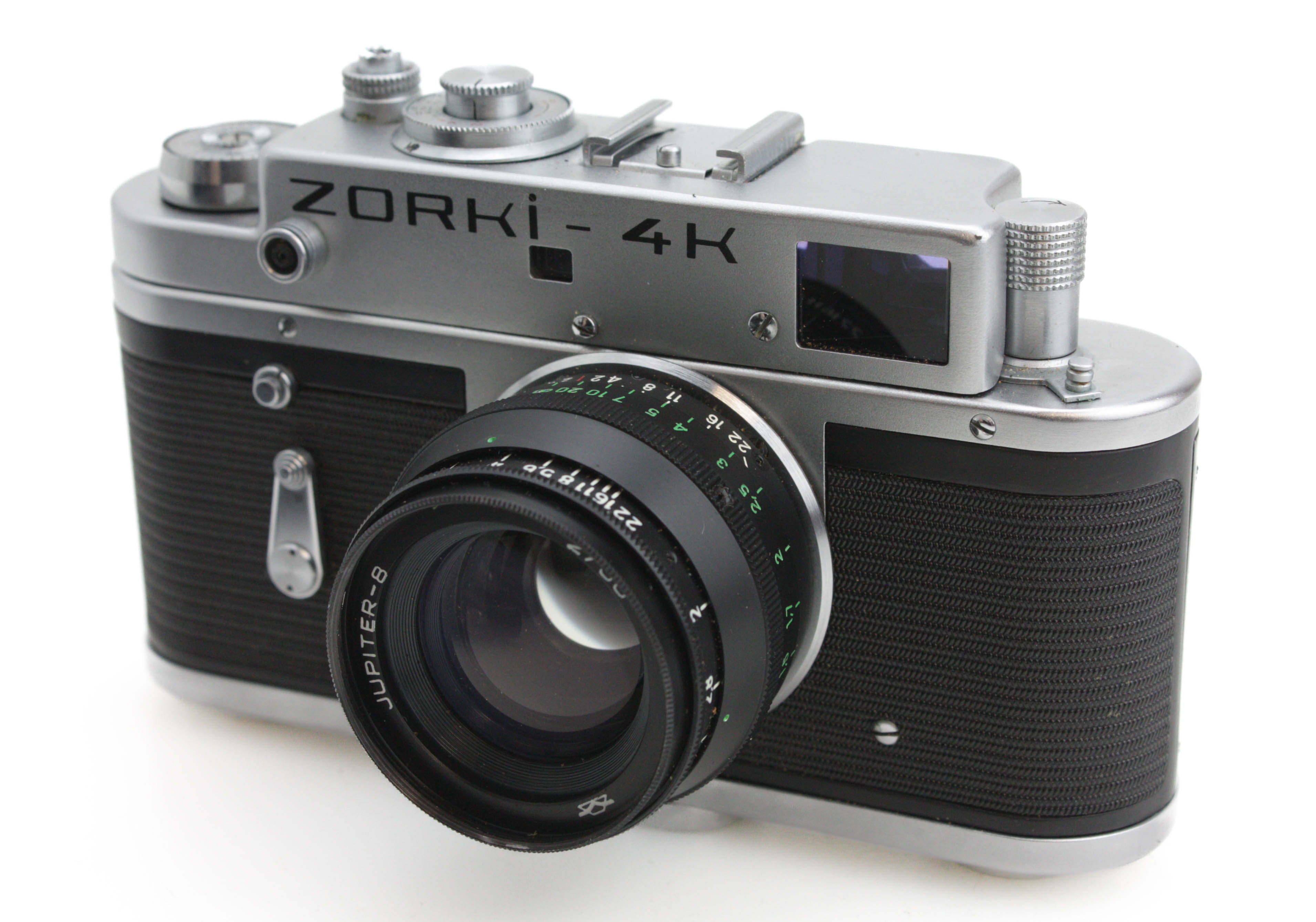 Zorki 4k 35mm Rangefinder Camera w/ Jupiter 8 50mm F2 L39 Lens - Excellent condition - Image 3
