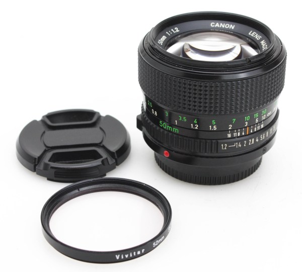 Canon 50mm f/1.2 Ultra Fast Prime Lens - Canon FD Mount