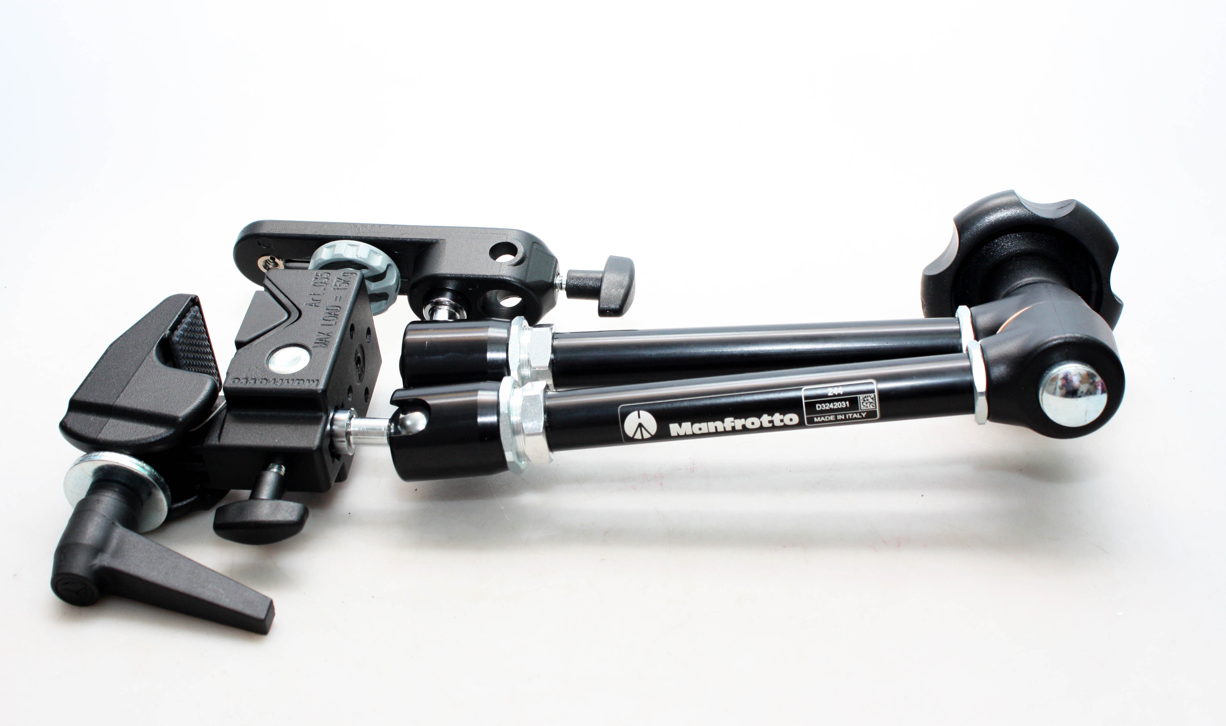 Manfrotto 244 Variable Friction Magic Arm + 035 Super Clamp + Camera Bracket - Image 5