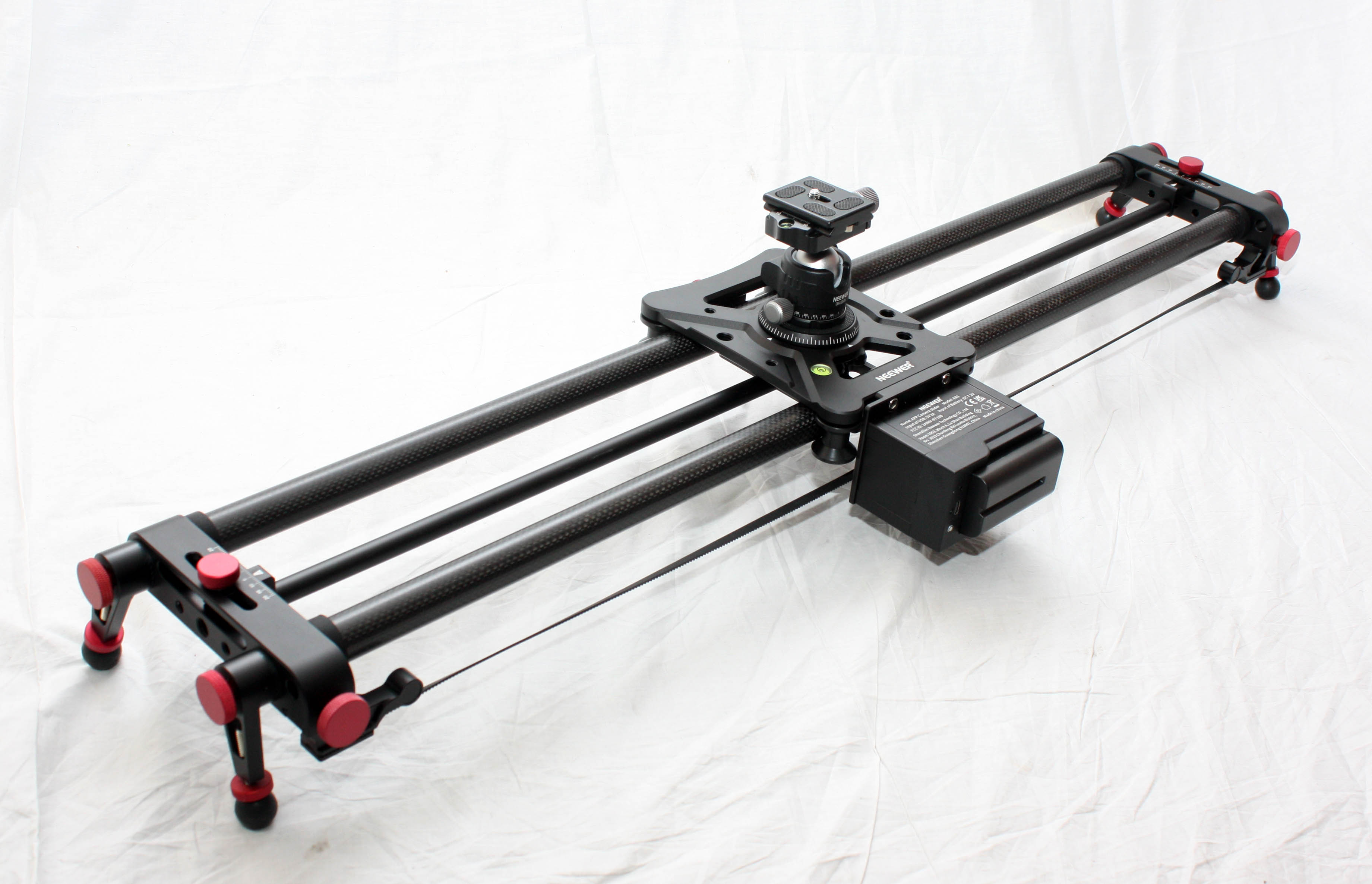 Neewer 80cm Motorized Carbon Fibre Camera Slider - APP Wireless Control with Case - Image 2