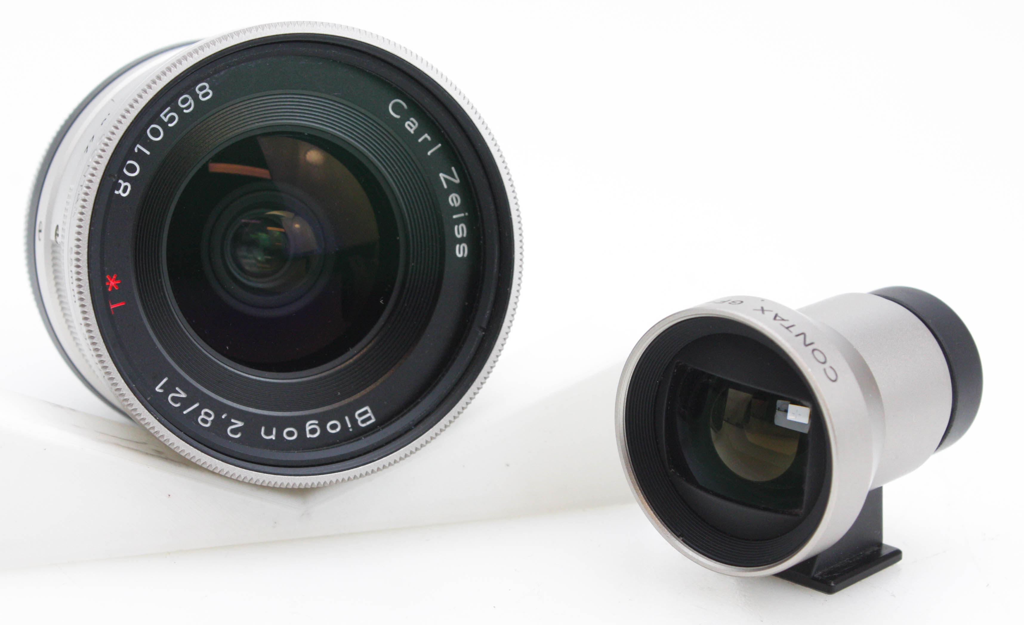 Carl Zeiss Biogon T* 21mm F/2.8- Contax G Mount + Contax GF-21 mm Viewfinder - Uk Seller