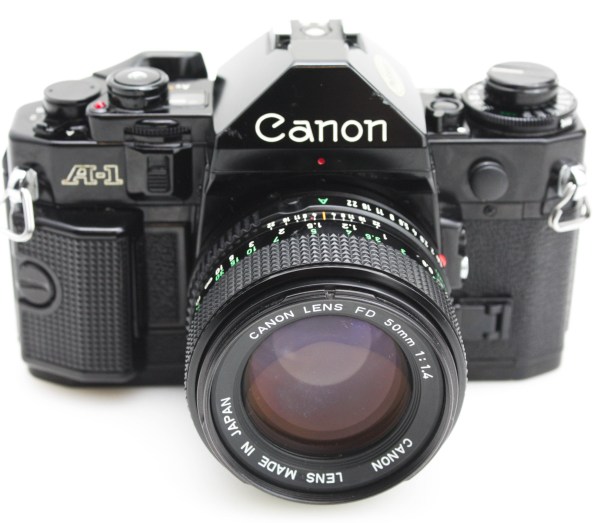 Canon A1 A-1 35mm SLR Camera with FD 50mm  f/1.4 Lens