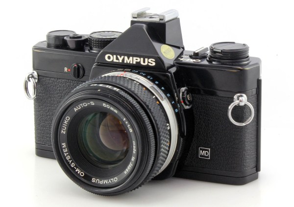 Olympus OM-1N Black 35mm SLR Film Camera w/ 50mm f1.8 Zuiko Standard Prime Lens