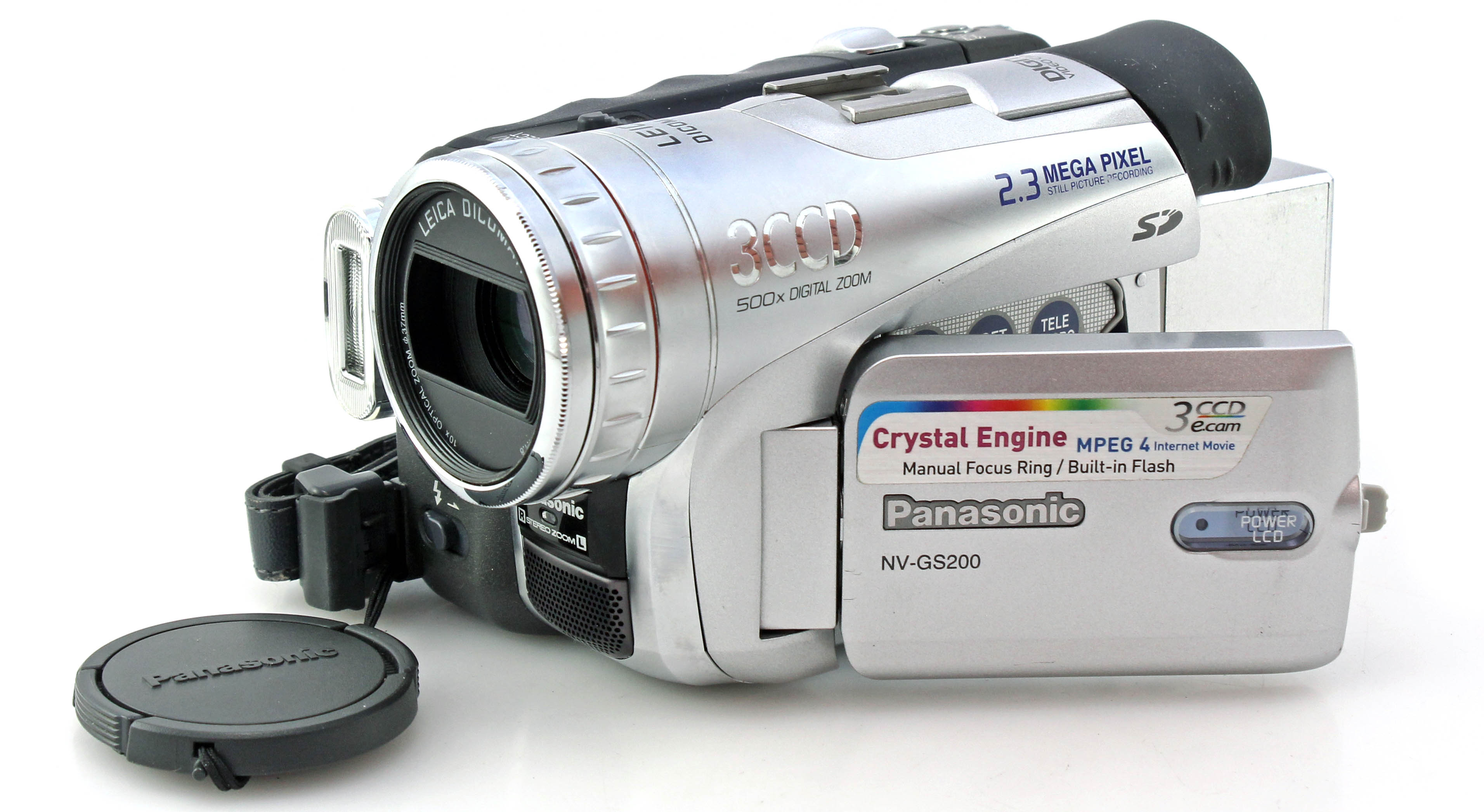 Panasonic NV-GS200 Mini DV / SD Digital Format Movie Video Camera Camcorder - w/ case