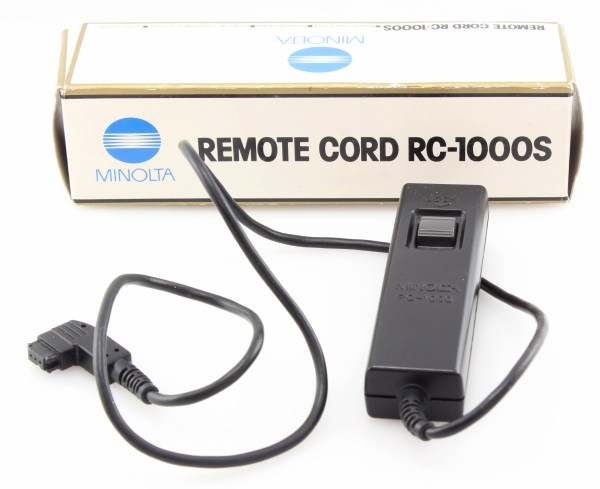 Boxed Minolta Remote Cord RC-1000S - Excellent Condition - for Dynax and Sony Alpha cameras