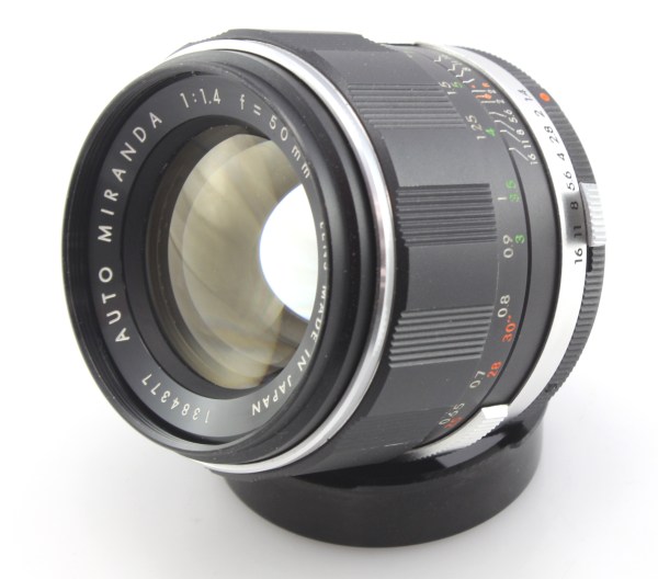 Miranda 50mm F1.4 Auto Miranda Fast Prime Lens in Miranda Bayonet Mount