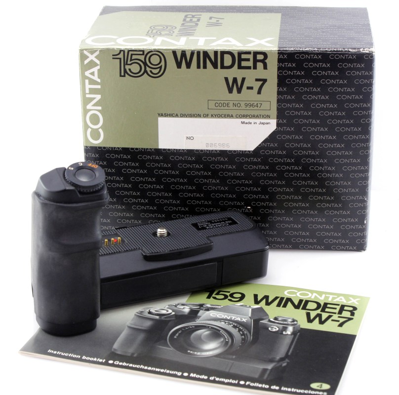 Boxed – Contax W-7 Winder Motor Drive Film Winder for 159 Cameras