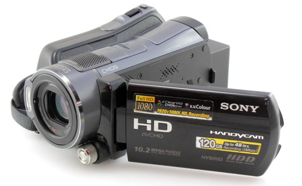 boxed Sony DSR-SR12E HDD Camcorder 120Gb Video Camera w/ batteries & charger
