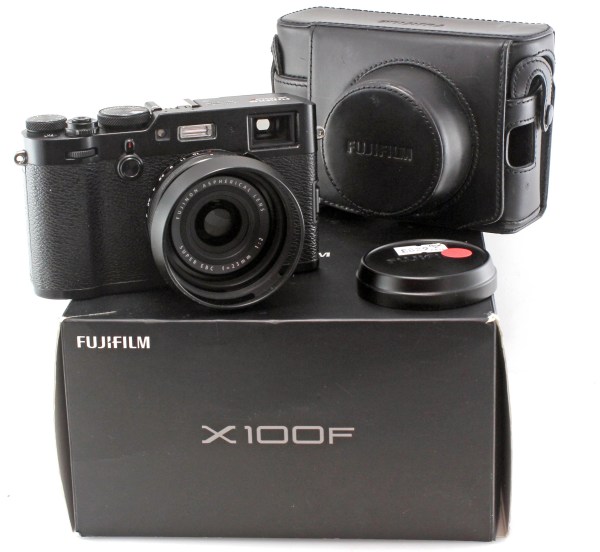 Boxed Fujifilm X100F Black Digital Camera. 23mm F2  Lens - Excellent condition w case - Low actuations
