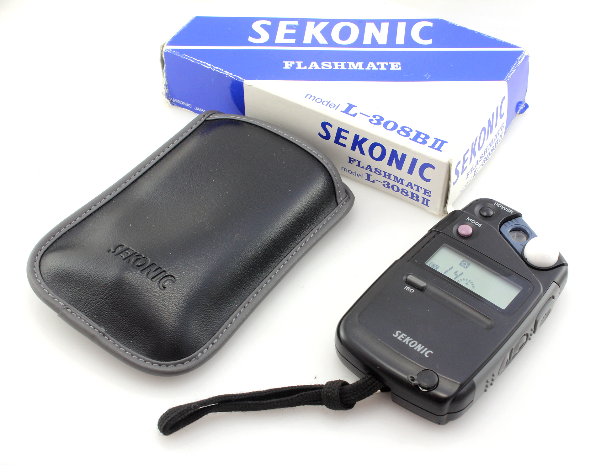 Sekonic L-308BII Flashmate Light Meter - very good condition boxed with pouch and manual