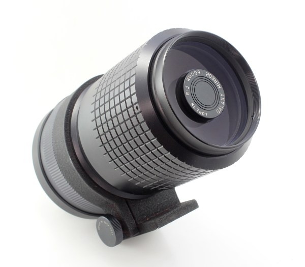 Galaxy 500mm f8 Telephoto Mirror Lens  - T mount / Canon EF