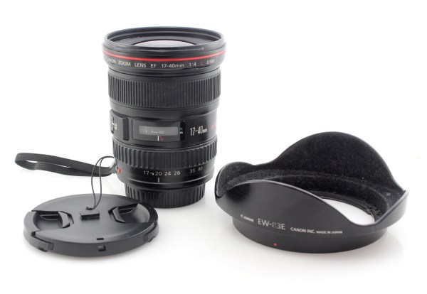 Canon EF 17-40mm f4 L Series USM AF Full Frame Wide Angle Zoom Lens