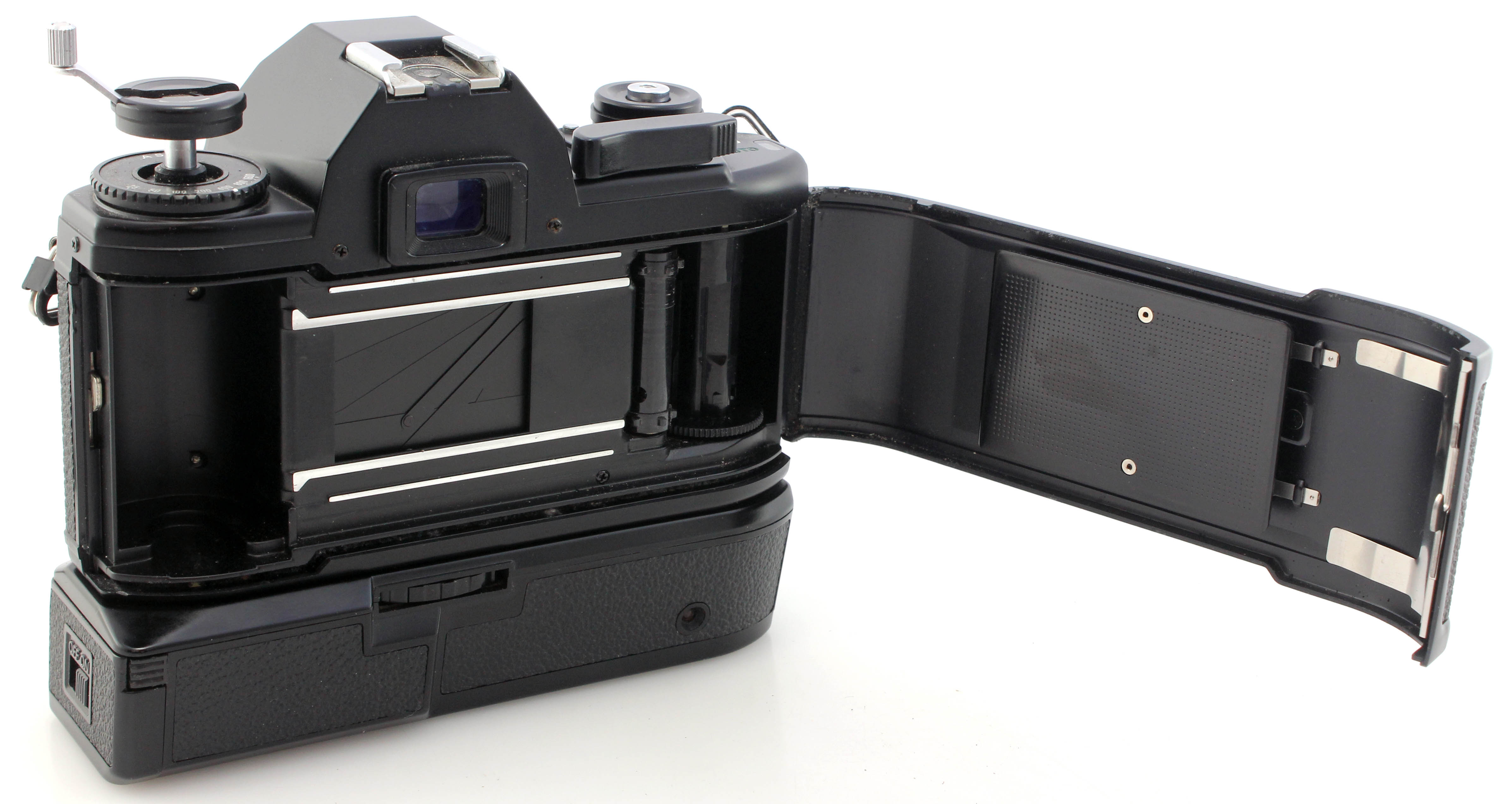 Nikon EM 35mm Film SLR Camera Body with MD-E Power Winder - Image 5