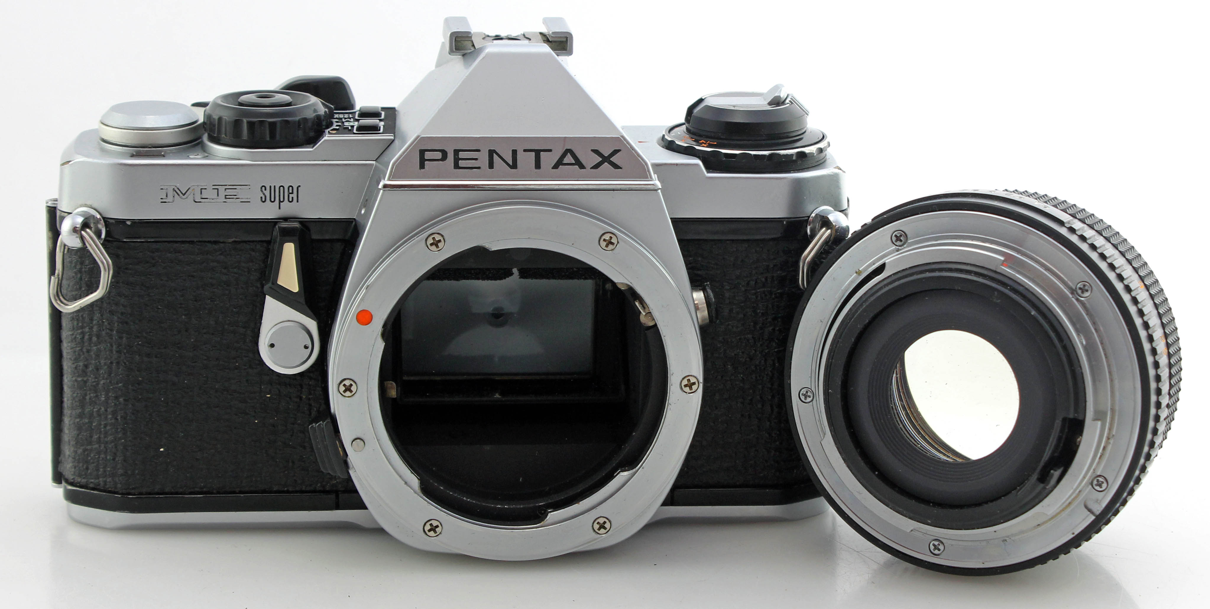 Pentax ME Super 35mm Film SLR Camera with Vivitar 50mm f1.9 PK prime Lens - Image 2