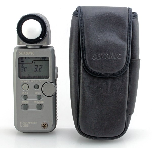 Sekonic L-358 Flash Master Light Meter - Good Condition with Case