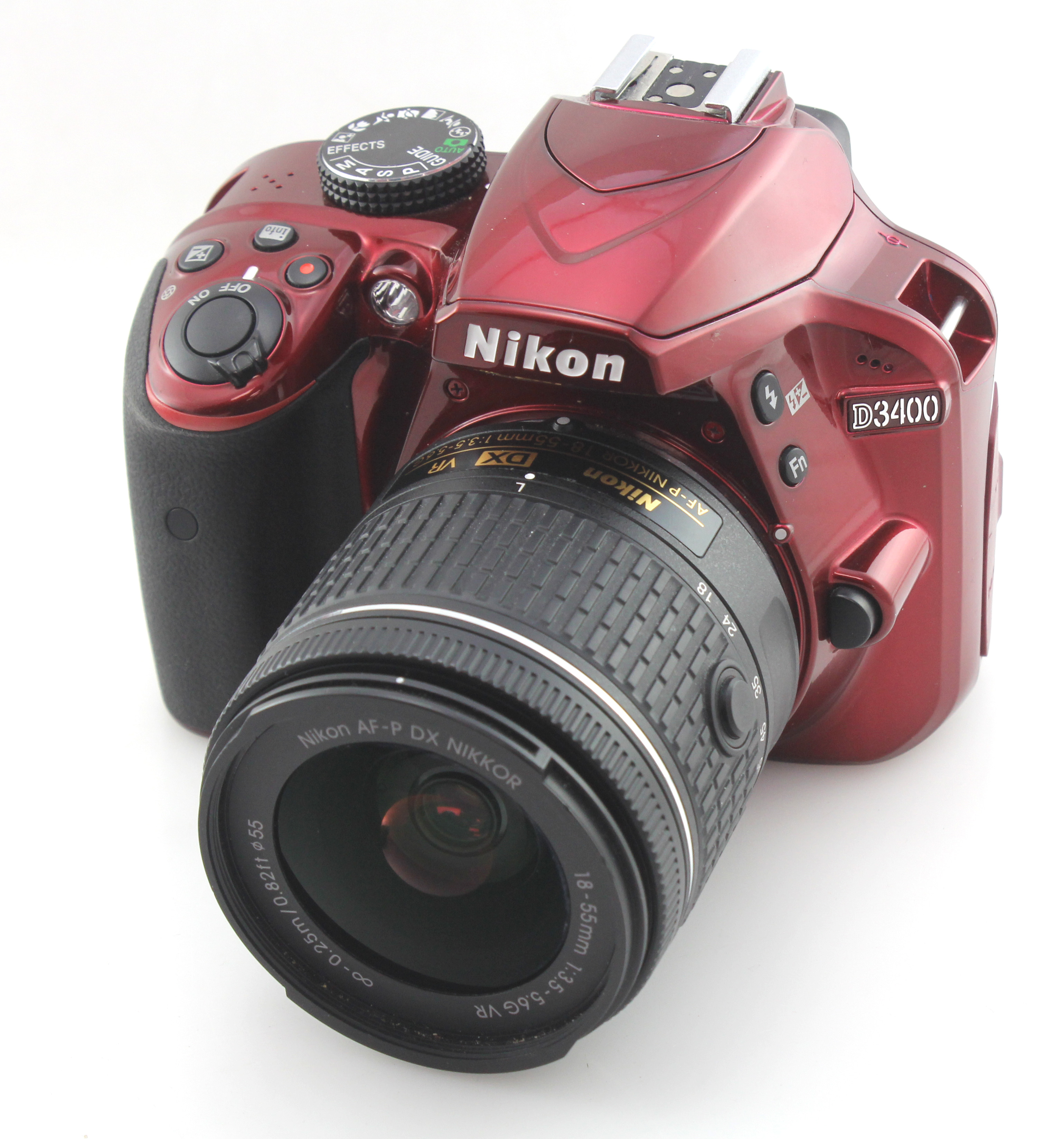 Nikon D3400 24.1MP DSLR Camera w/ AF-P Nikkor 18-55mm f/3.5-5.6 VR Zoom Lens - Image 2