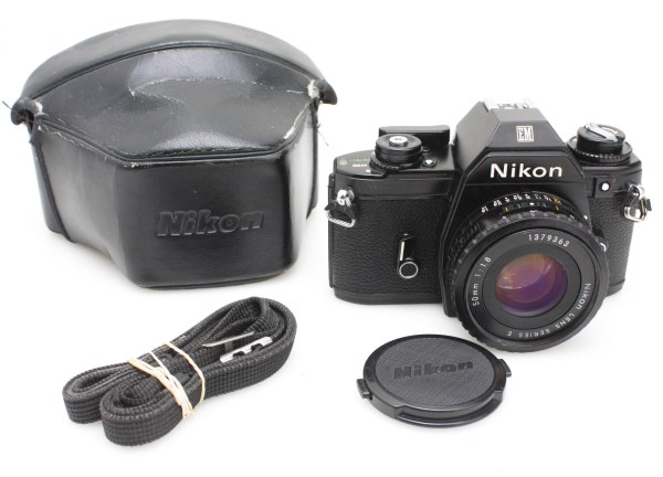 Nikon EM 35mm Film Camera + Nikkor Series E 50mm F/1.8