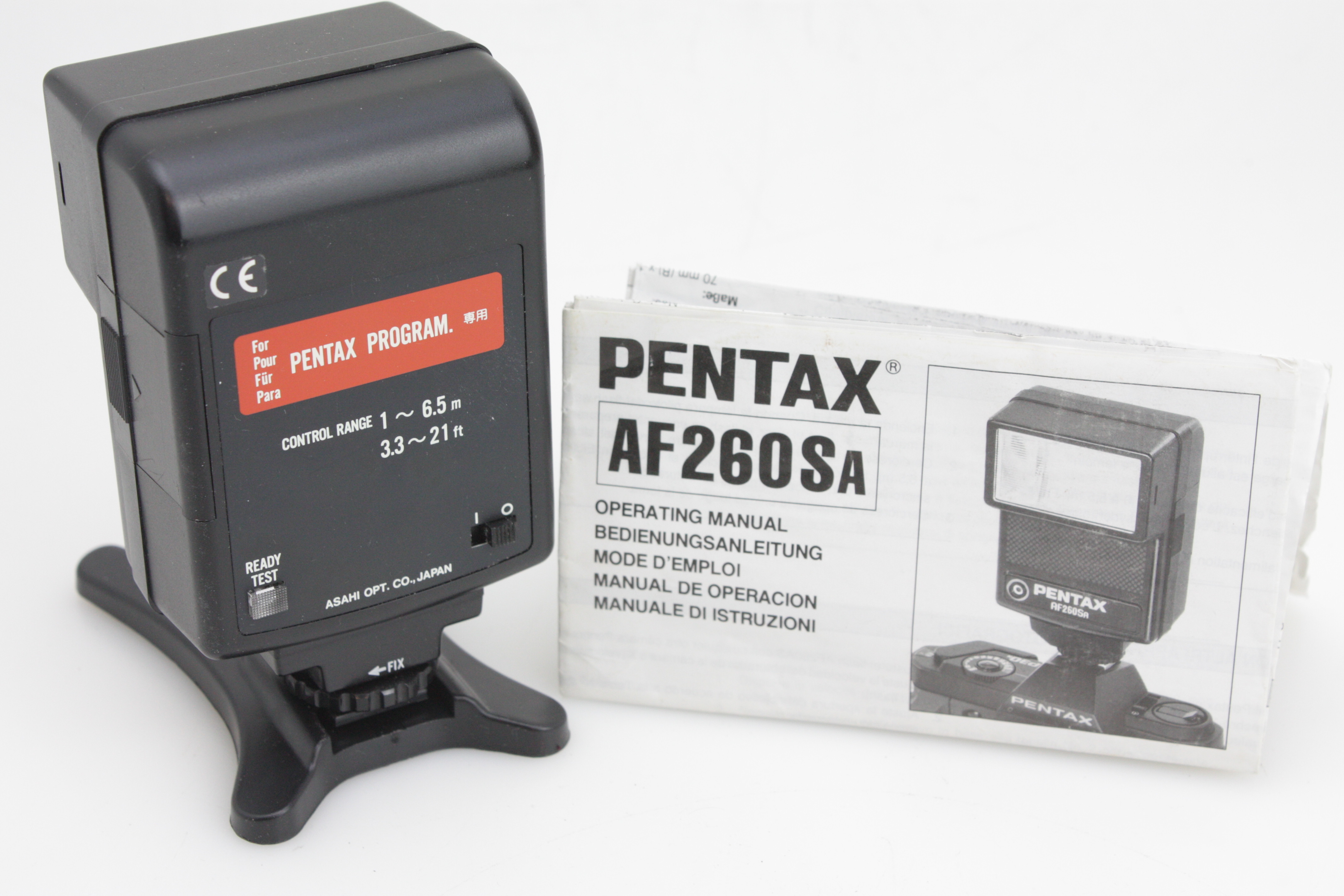 Pentax AF-260Sa Auto Electronic Flash + Filter & Instructions - Image 2