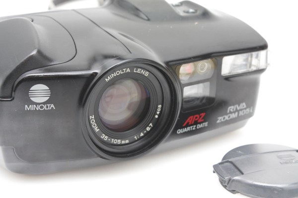 Minolta Riva Zoom 105i 35mm Point and Shoot Film Camera - APZ