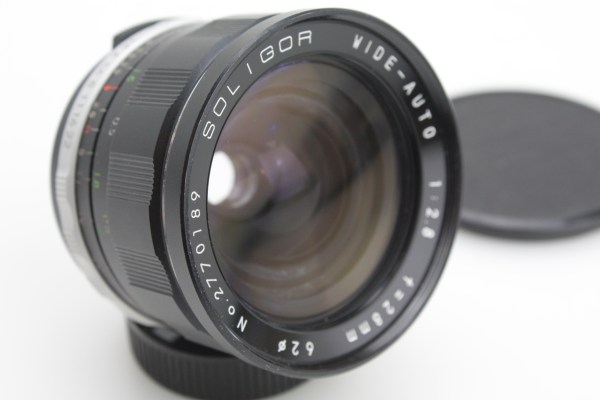 Soligor 28mm f/2.8 Lens & Caps - M42 / 42mm Screw Mount