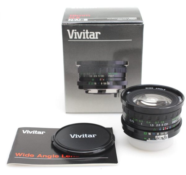 Vivitar 19mm f/3.8 Super Wide Prime Lens - Boxed - Nikon Nikkor AIS Mount