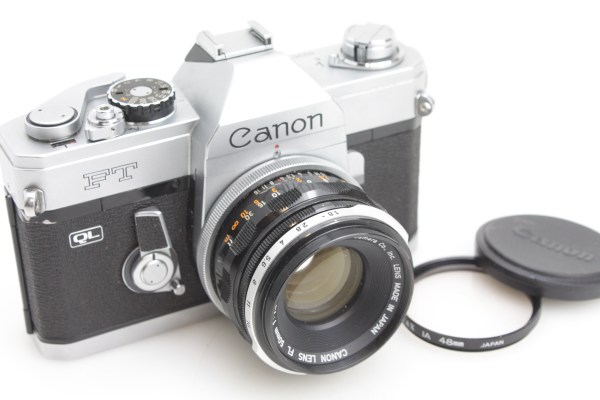 Canon FT 35mm film SLR Camera & 50mm f/1.8 +Strap - FD Mount