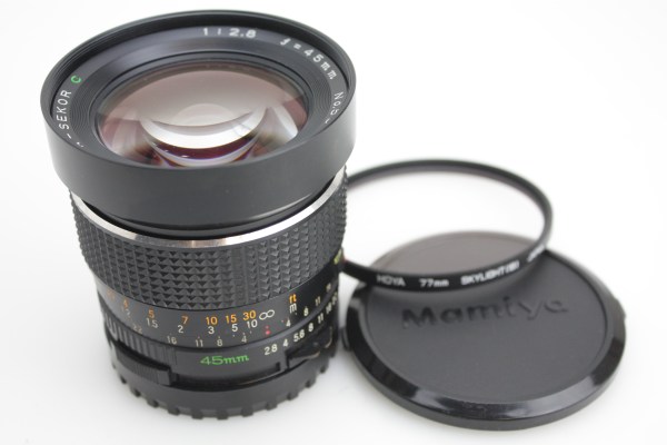 Excellent Mamiya-Sekor C 45mm f/2.8 Wide Angle Lens for Mamiya 645 SLR Cameras