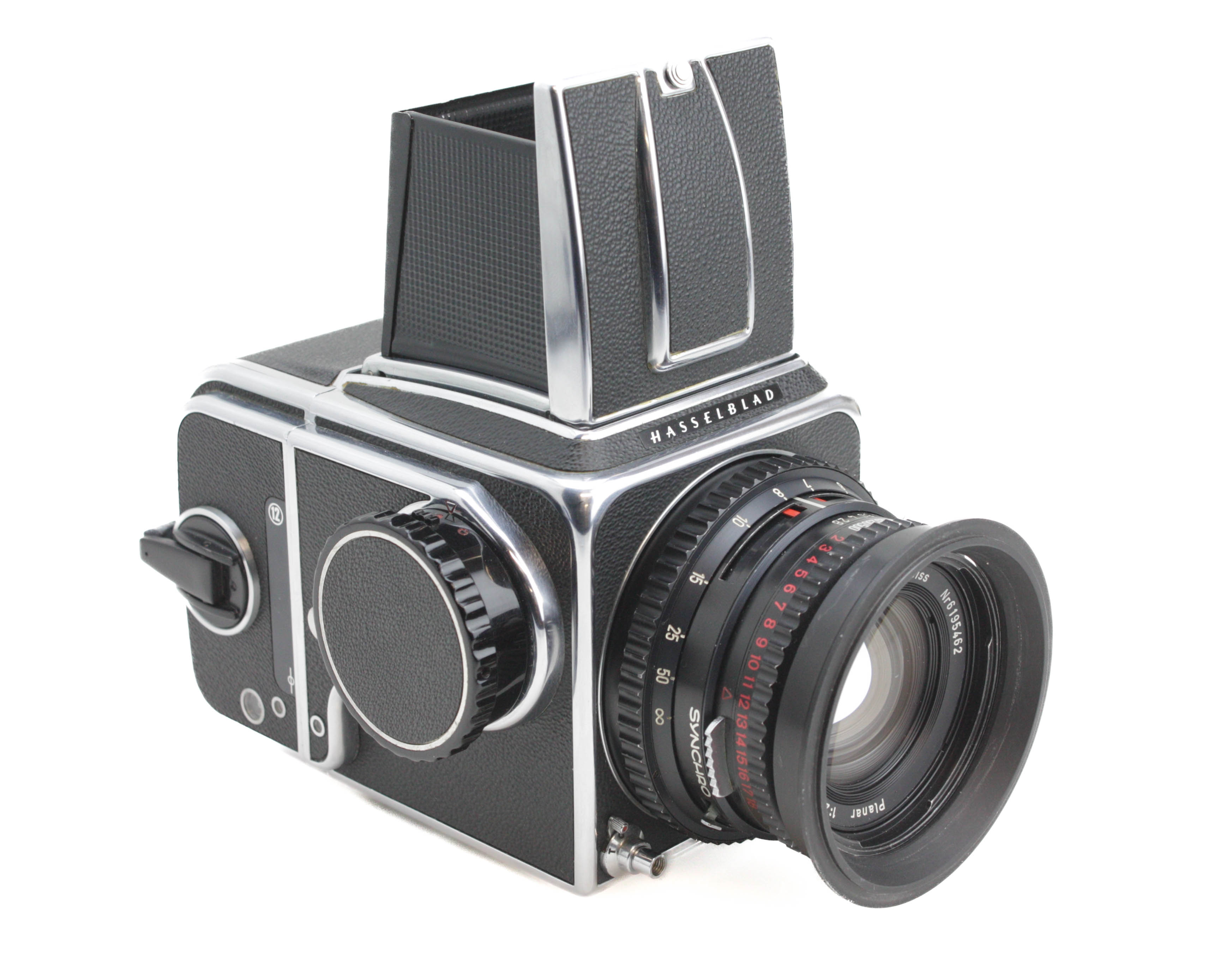 Hasselblad 500cm Medium Format Camera, w/ Carl Zeiss 80mm f2.8 Planar & A12 Back