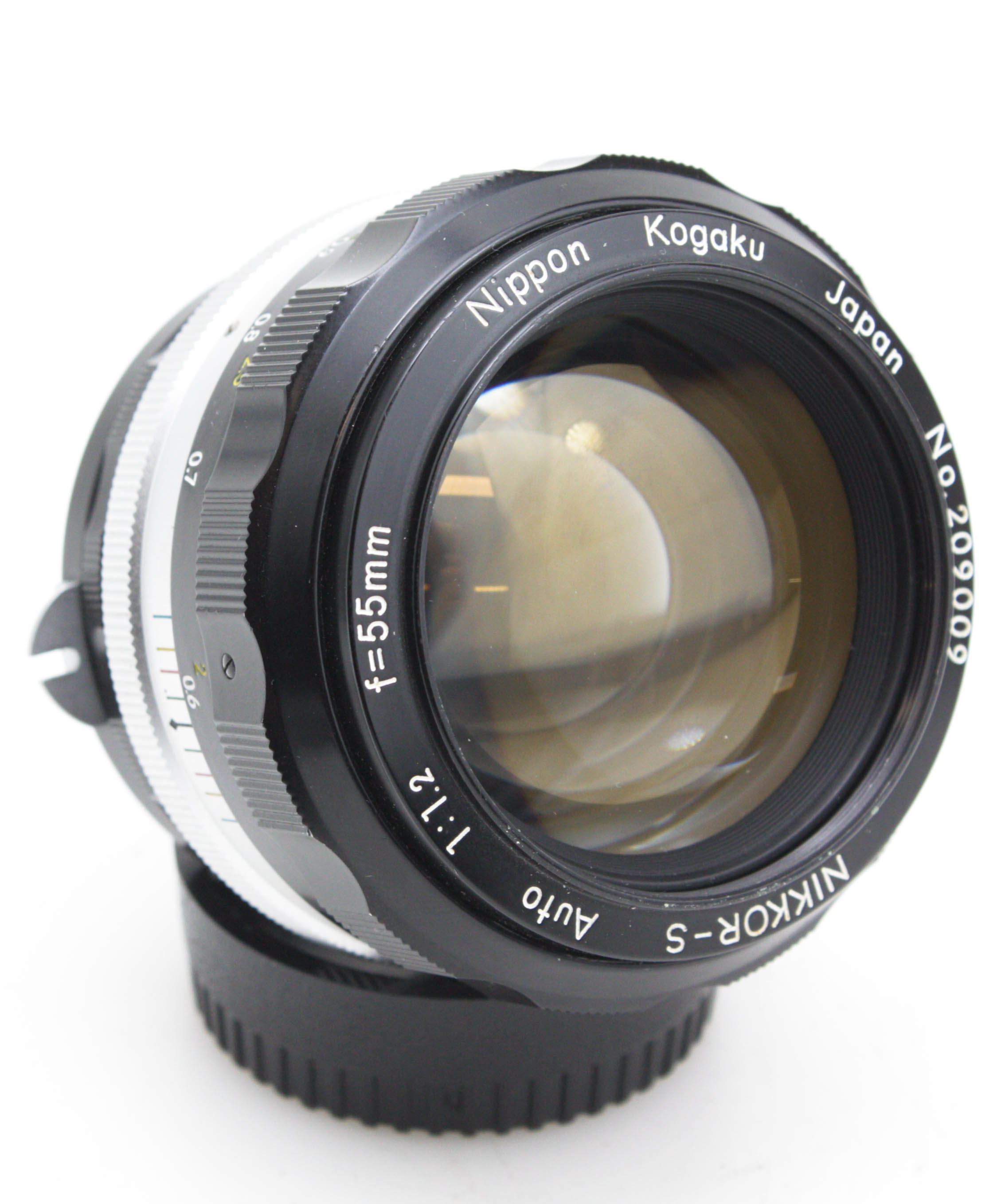 Nikon-Nikkor-S Auto 55mm f/1.2 Non AI Lens - Nikon F Mount - Scallop Design - Image 3
