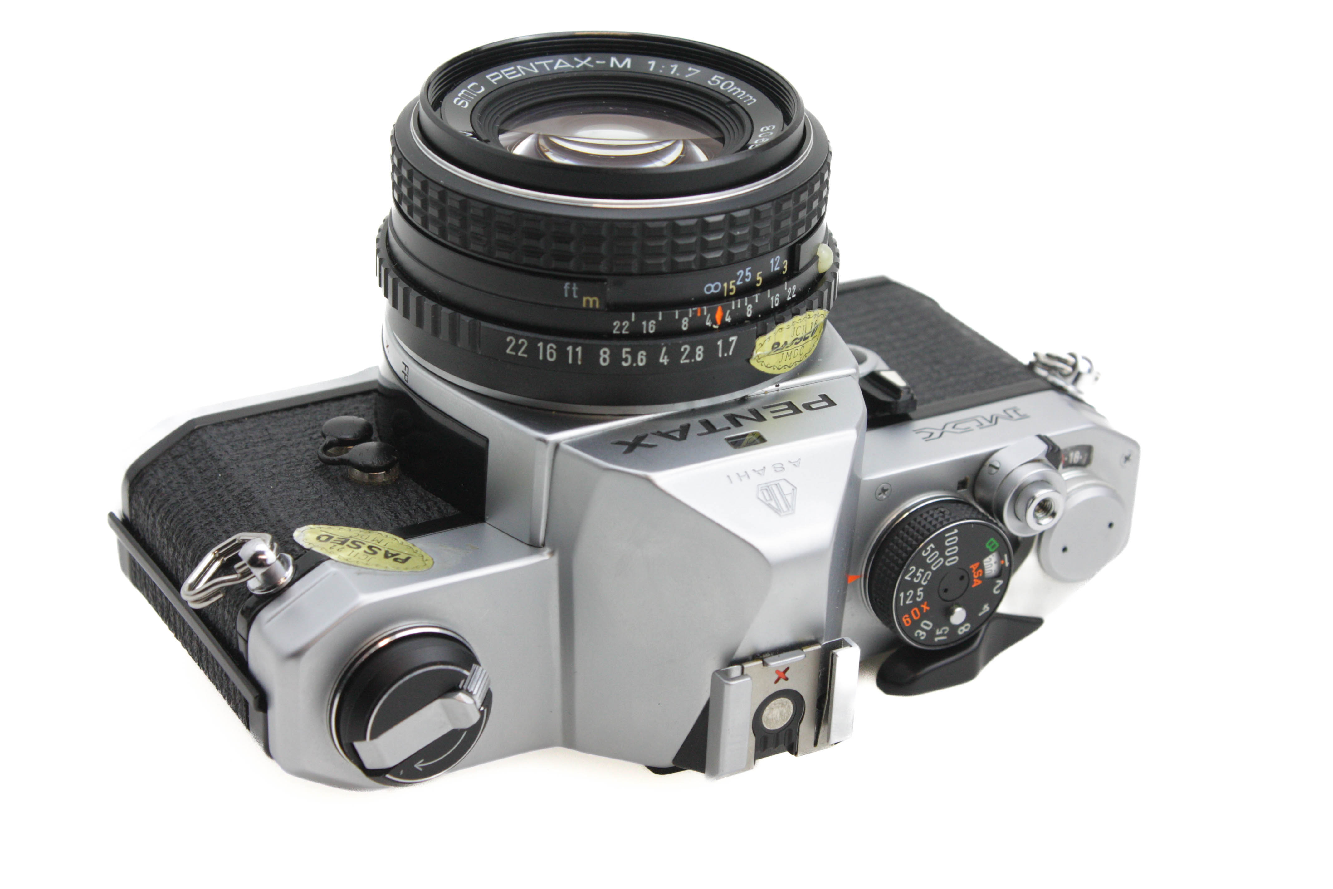 Pentax MX Chrome SLR 35mm Film Camera + SMC Pentax-M 50mm f1.7 Lens - Image 4
