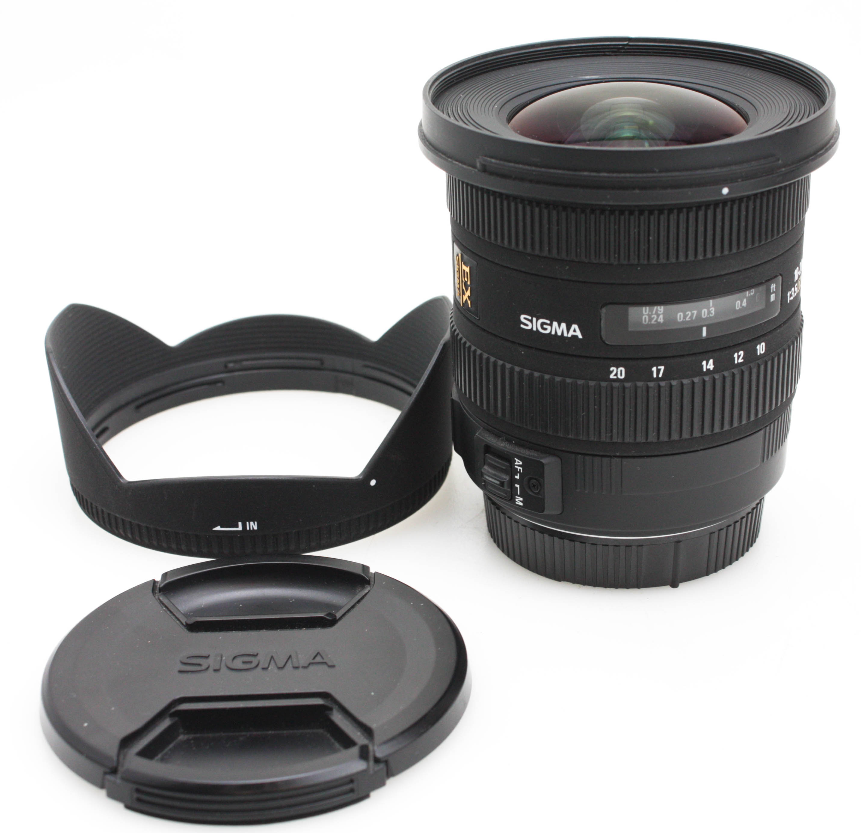 Sigma 10-20mm f/3.5 EX HSM DC Wide Lens for Canon EF Mount - Great Condition