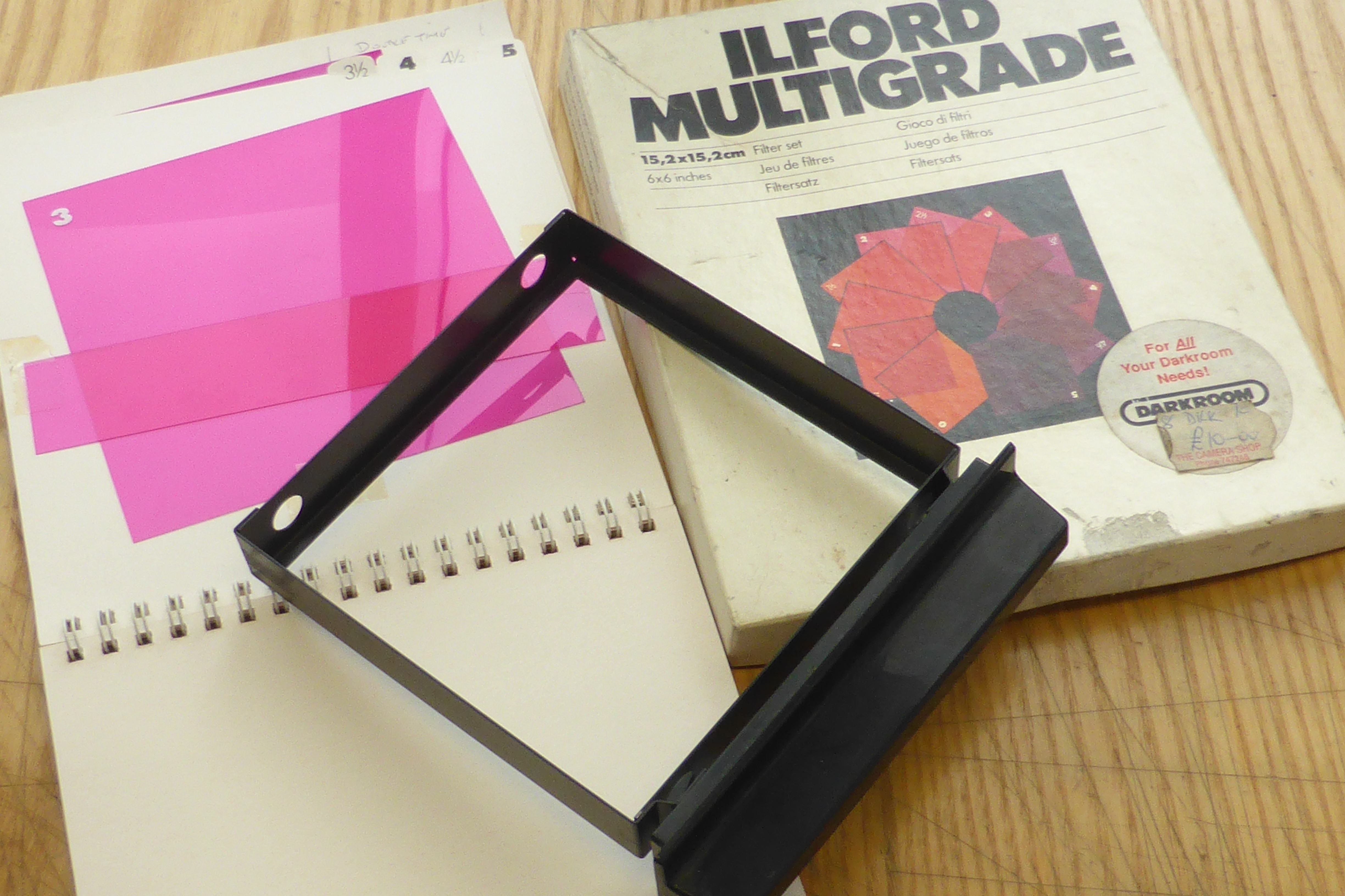 Meopta Magnifax 4 Enlarger 35mm-6x9cm 2x lenses, Easel & Multigrade Filters - Image 12